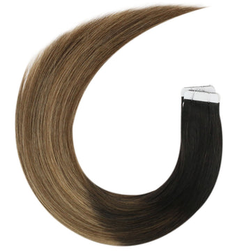 Up To 73% Virgin Hair Tape in Hair Balayage Blonde Color 1B/6/27 - FShine Shop